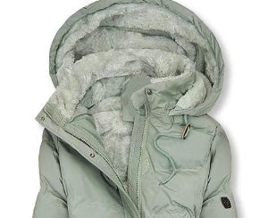 Women's Coat With Cashmere Fur Collar