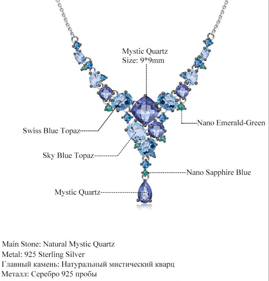 925 Sliver French Style Necklace