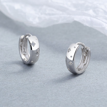 925 Sterling Silver Zircon Earrings
