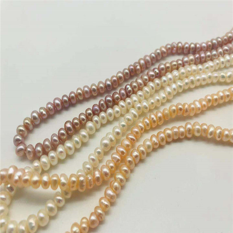 14k Gold Pearl Necklace Retro Harbor Style