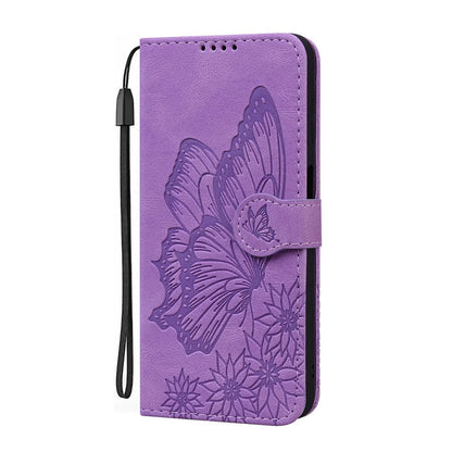 Big Bowknot Embossed Leather Phone Case