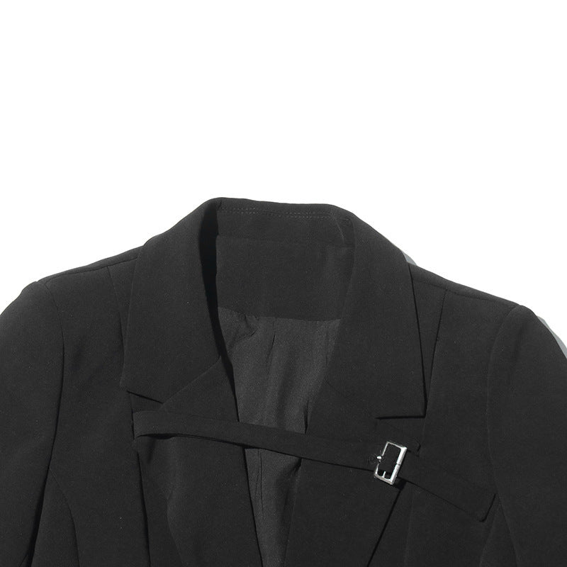 Temperament Commute Buckle Long Suit