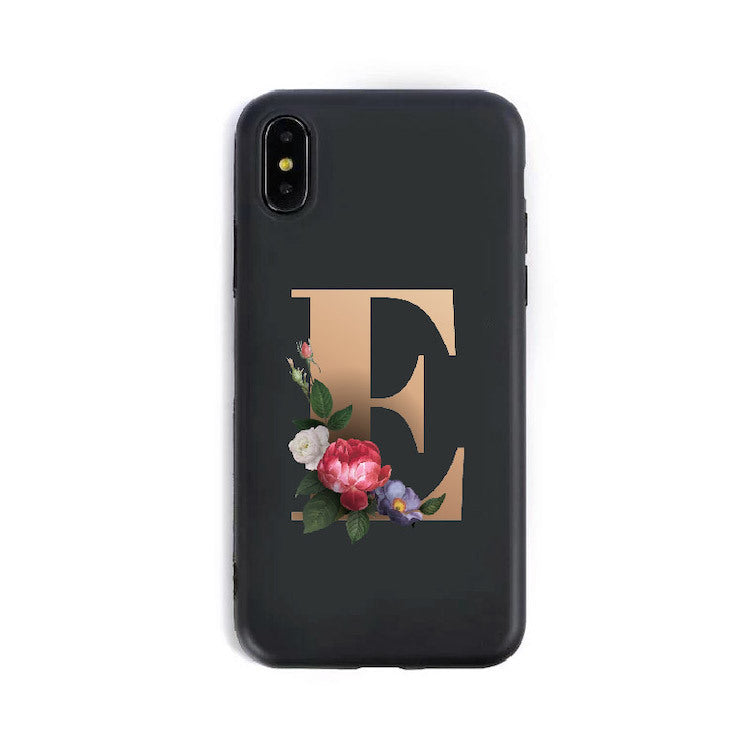 26 English Alphabet Silicone Phone Case
