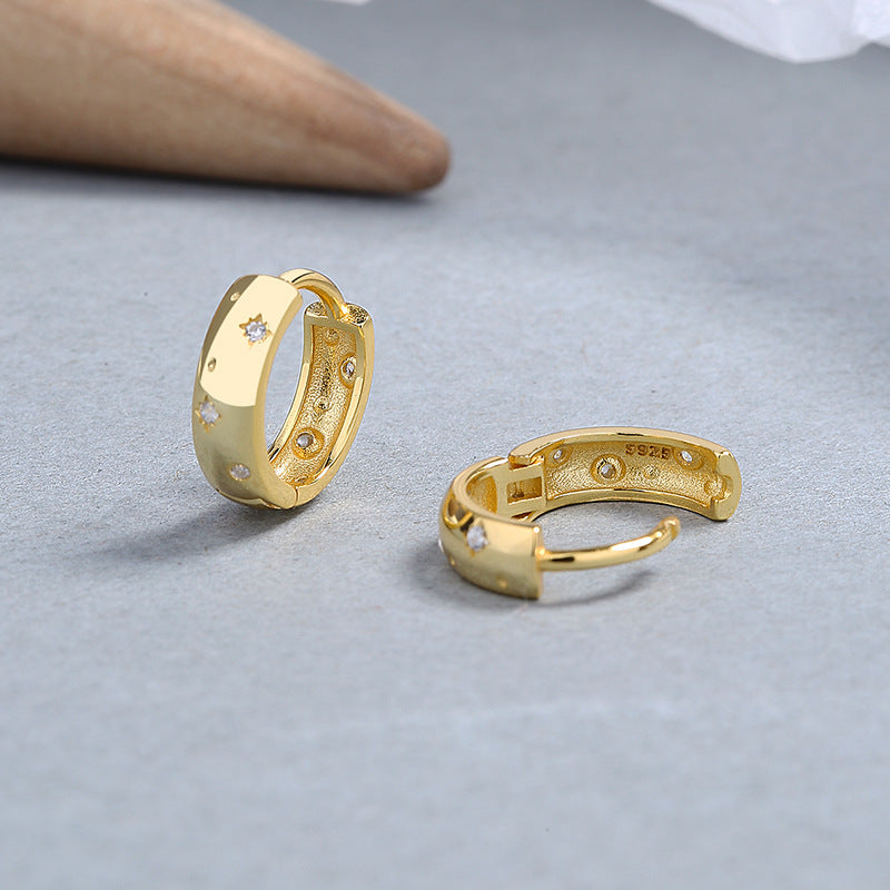 925 Sterling Silver Zircon Earrings