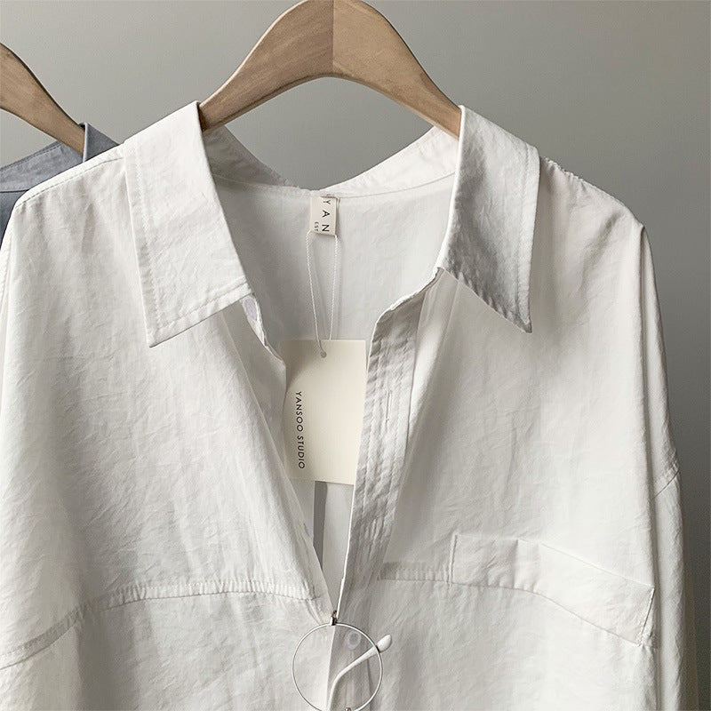 Long-sleeve western-style women shirt