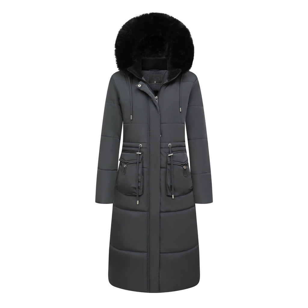 Drawstring Cinched Hoodie Jacket