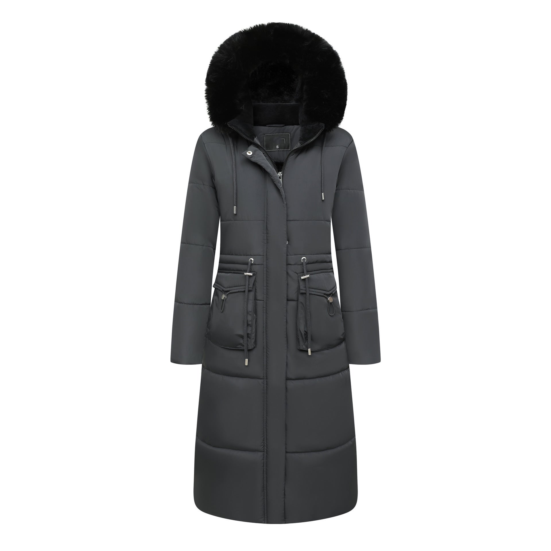 Drawstring Cinched Hoodie Jacket