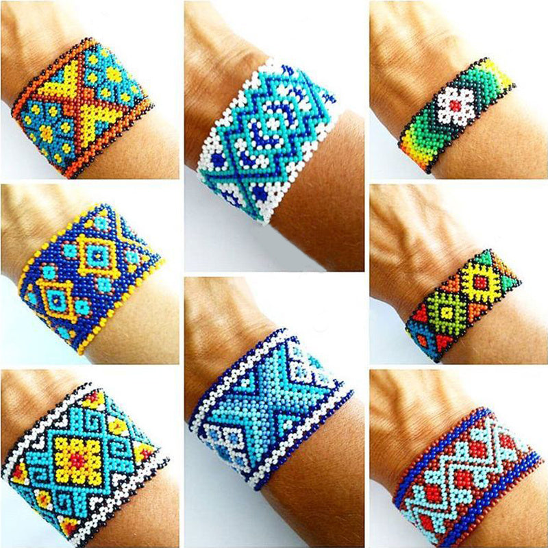 Ethnic style braided bracelet
