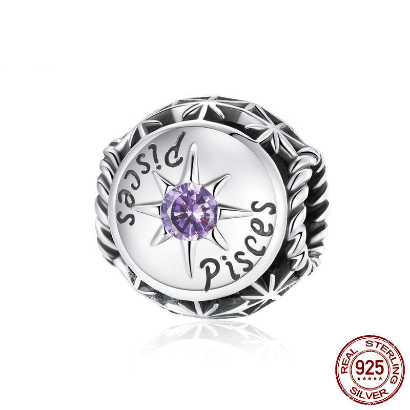 Retro style fashion color zircon