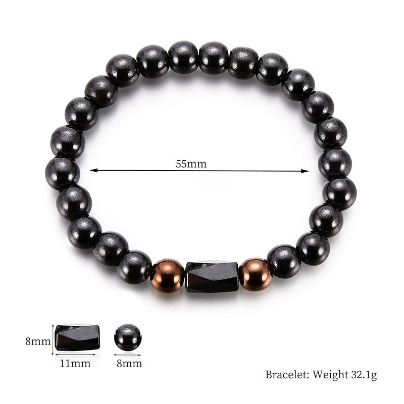 Magnetic Black Buddhist Retro Bracelets