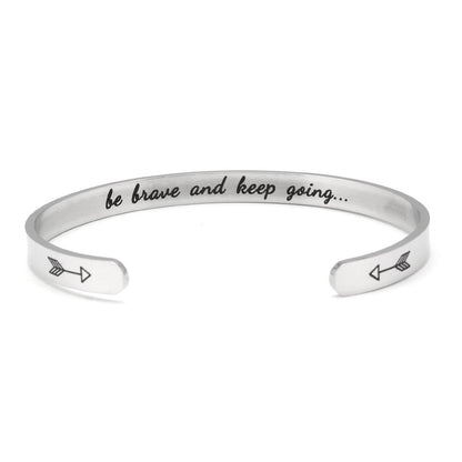 Stainless Steel Double Arrow Bracelett
