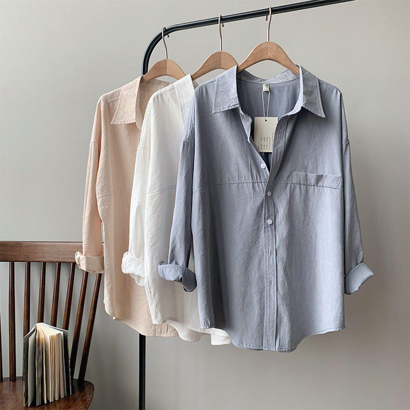 Long-sleeve western-style women shirt