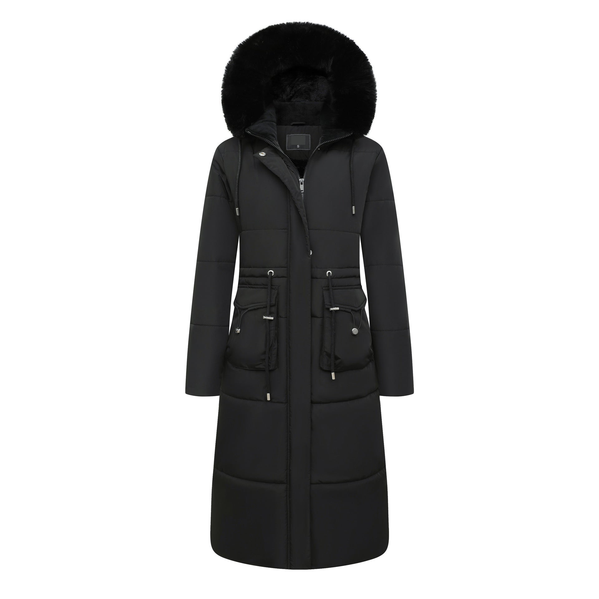 Drawstring Cinched Hoodie Jacket