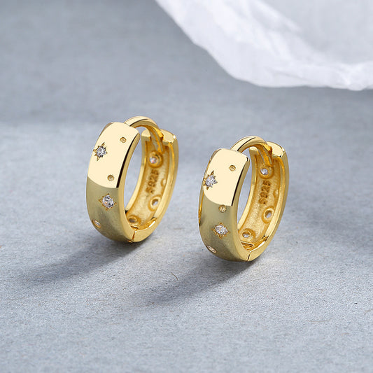 925 Sterling Silver Zircon Earrings