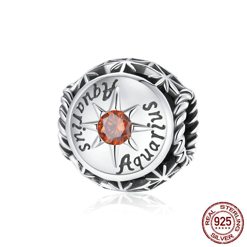 Retro style fashion color zircon