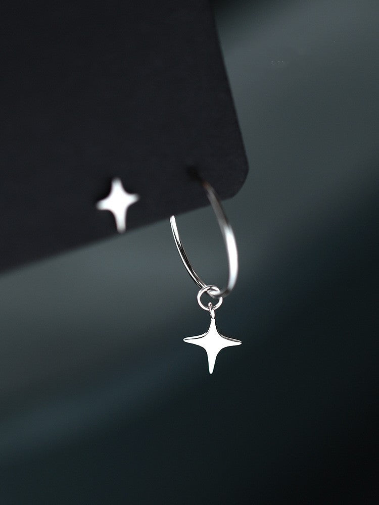 925 Sterling Silver Star Ear Studs