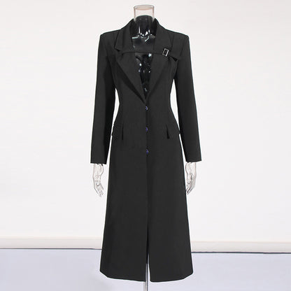 Temperament Commute Buckle Long Suit