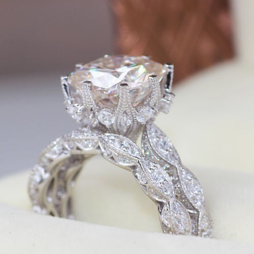 Jewellery zircon rings Set of 2