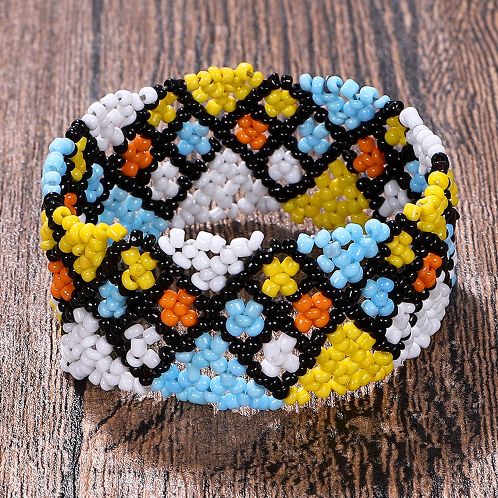 Ethnic style braided bracelet