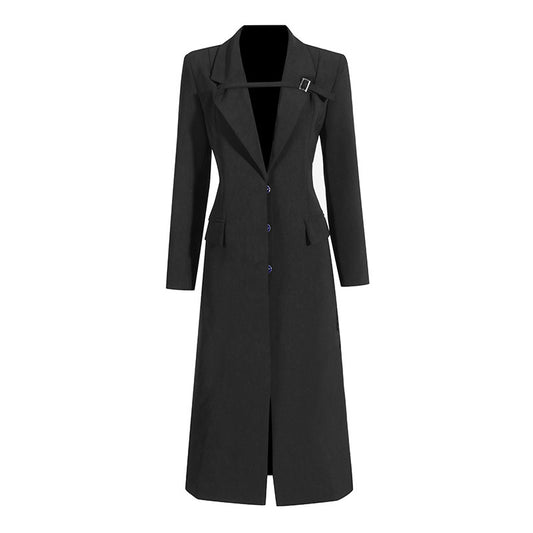 Temperament Commute Buckle Long Suit