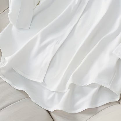 Casual Solid Color Lapel Long Sleeve Shirt