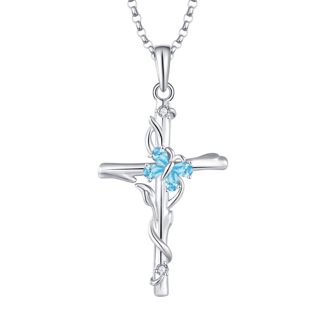 Cross Necklace S925 Silver Pendant