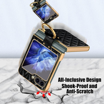 Diamond Ring Z Flip Phone Case