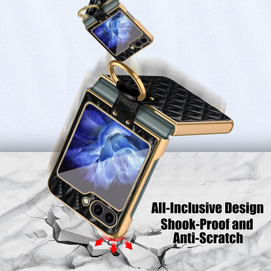 Diamond Ring Z Flip Phone Case