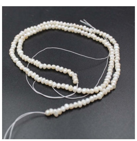 14k Gold Pearl Necklace Retro Harbor Style