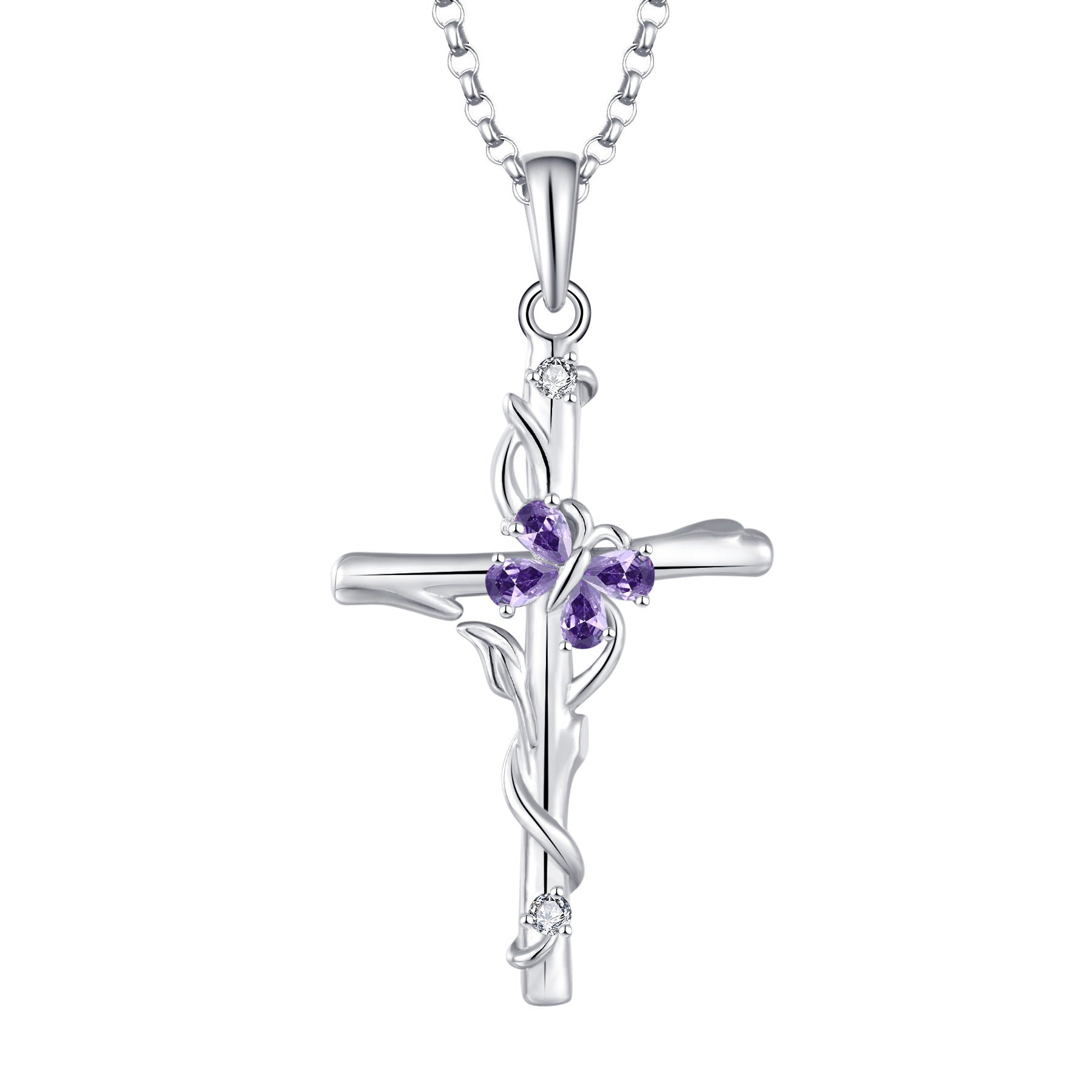 Cross Necklace S925 Silver Pendant
