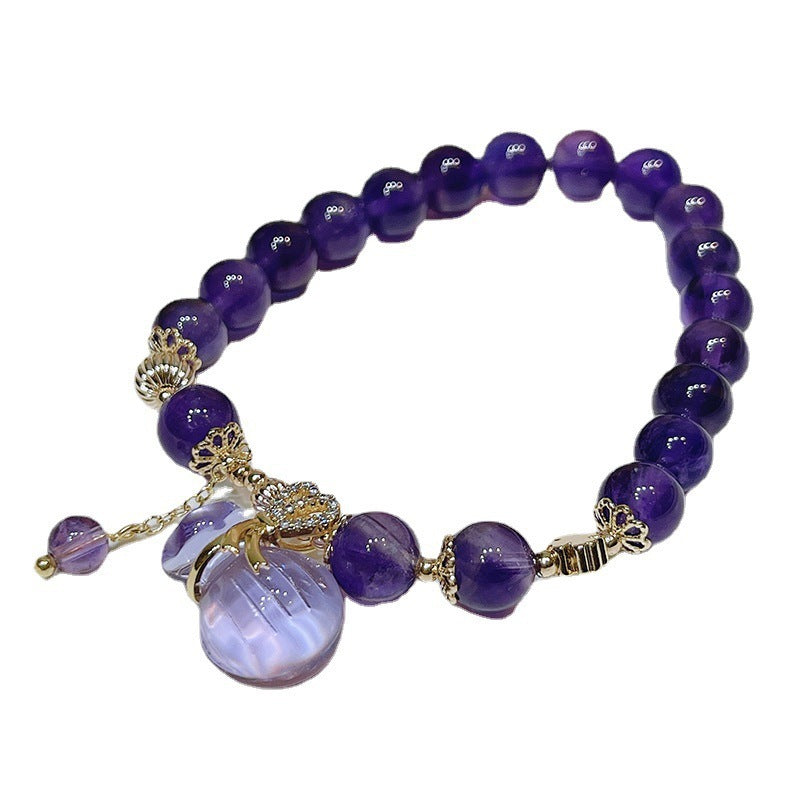 Ethnic Style Amethyst Bracelet
