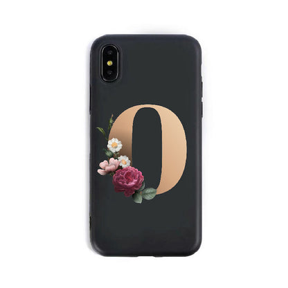 26 English Alphabet Silicone Phone Case