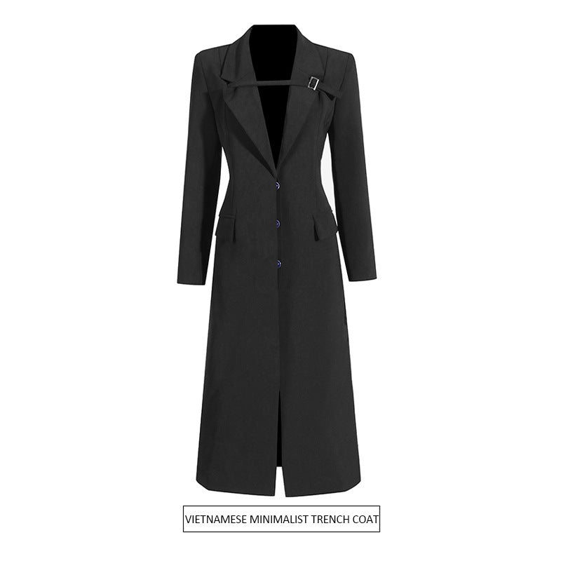 Temperament Commute Buckle Long Suit