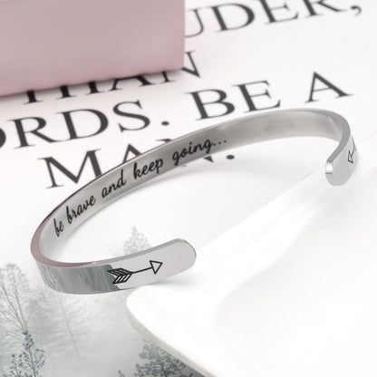 Stainless Steel Double Arrow Bracelett