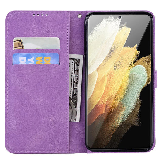 Big Bowknot Embossed Leather Phone Case
